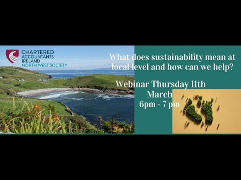 North West Society - What does sustainability mean at local level and how can we help?