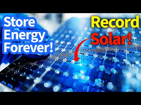 RECORD Solar Cell that Stores Energy for 18 Years (Battery End!)