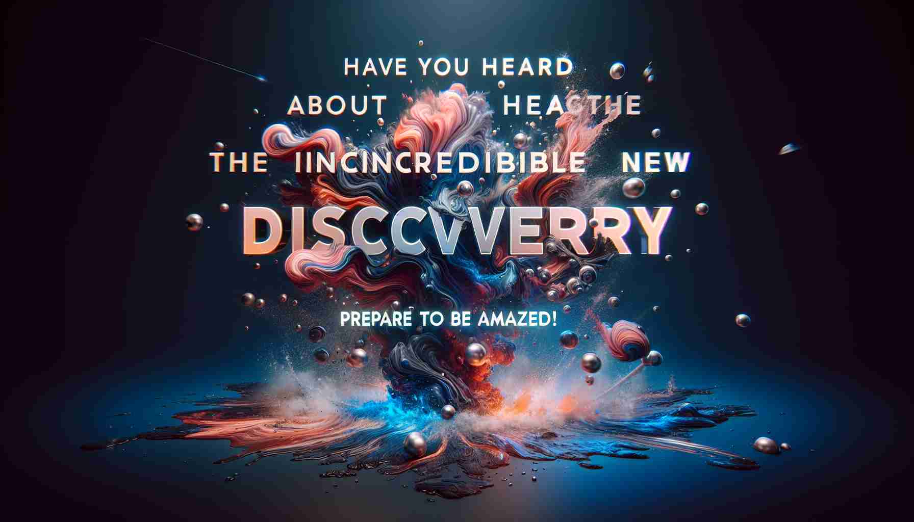 Have You Heard About the Incredible New Discovery? Prepare to be Amazed! 